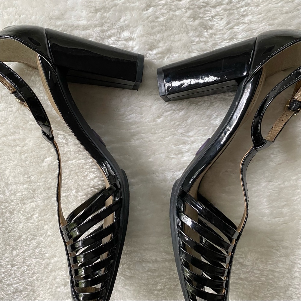 me too black patent shoe ankle strap SIZE 7-1/2 M - Picture 4 of 10